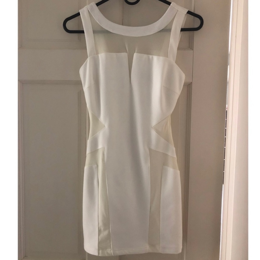 Tobi Small White with Mesh Cutouts